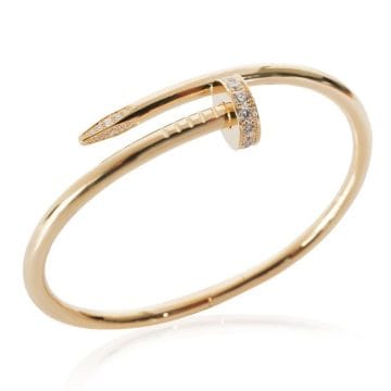 Cartier Juste Un Clou Bracelet [Yellow Gold, Diamonds]